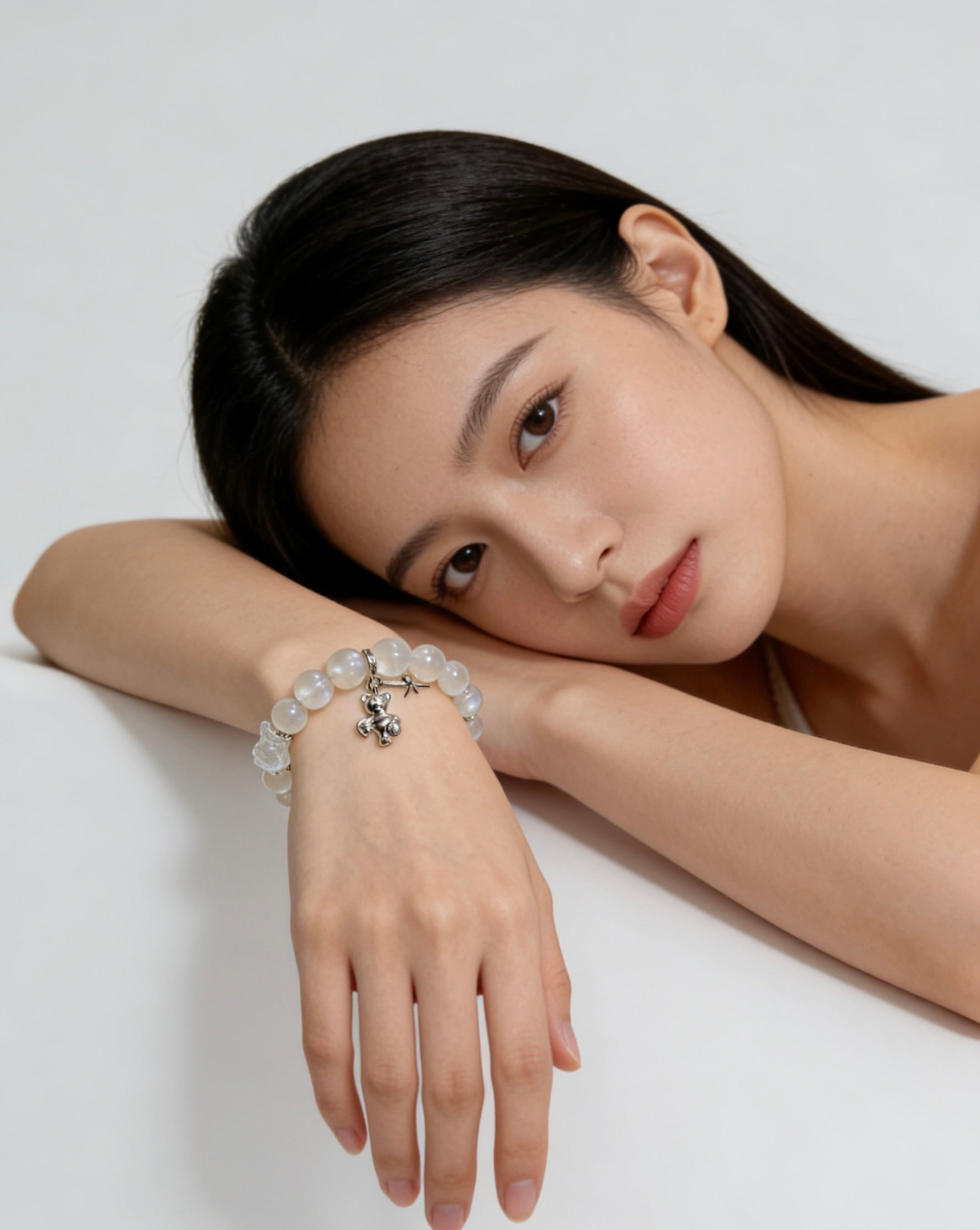 Vintage|Natural Luna Azure Moonlight Bracelet |No returns or exchanges|C26012303